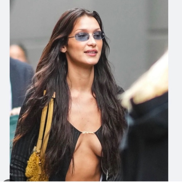 Chanel 4002 Rimless CC Vintage Y2K Sunglasses in Pink Hue - Picture 3 of 16